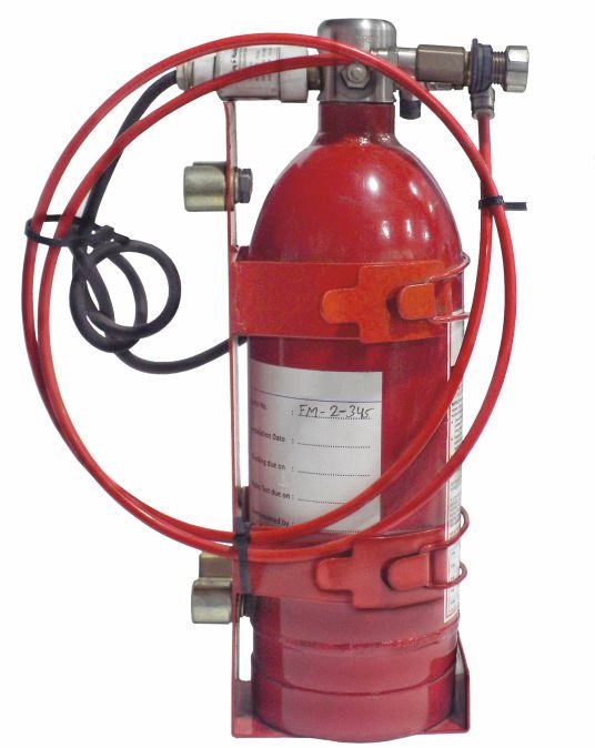 Automatic Fire Detection And Suppression System through Clean Gas